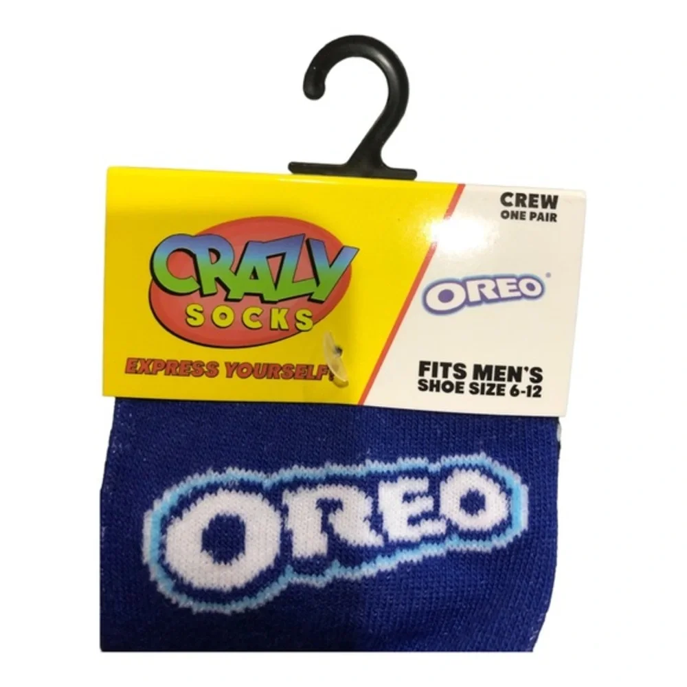 Buy 1 get 1 free! kool-aid White & red crazy‎ fun gag gift crew socks. new